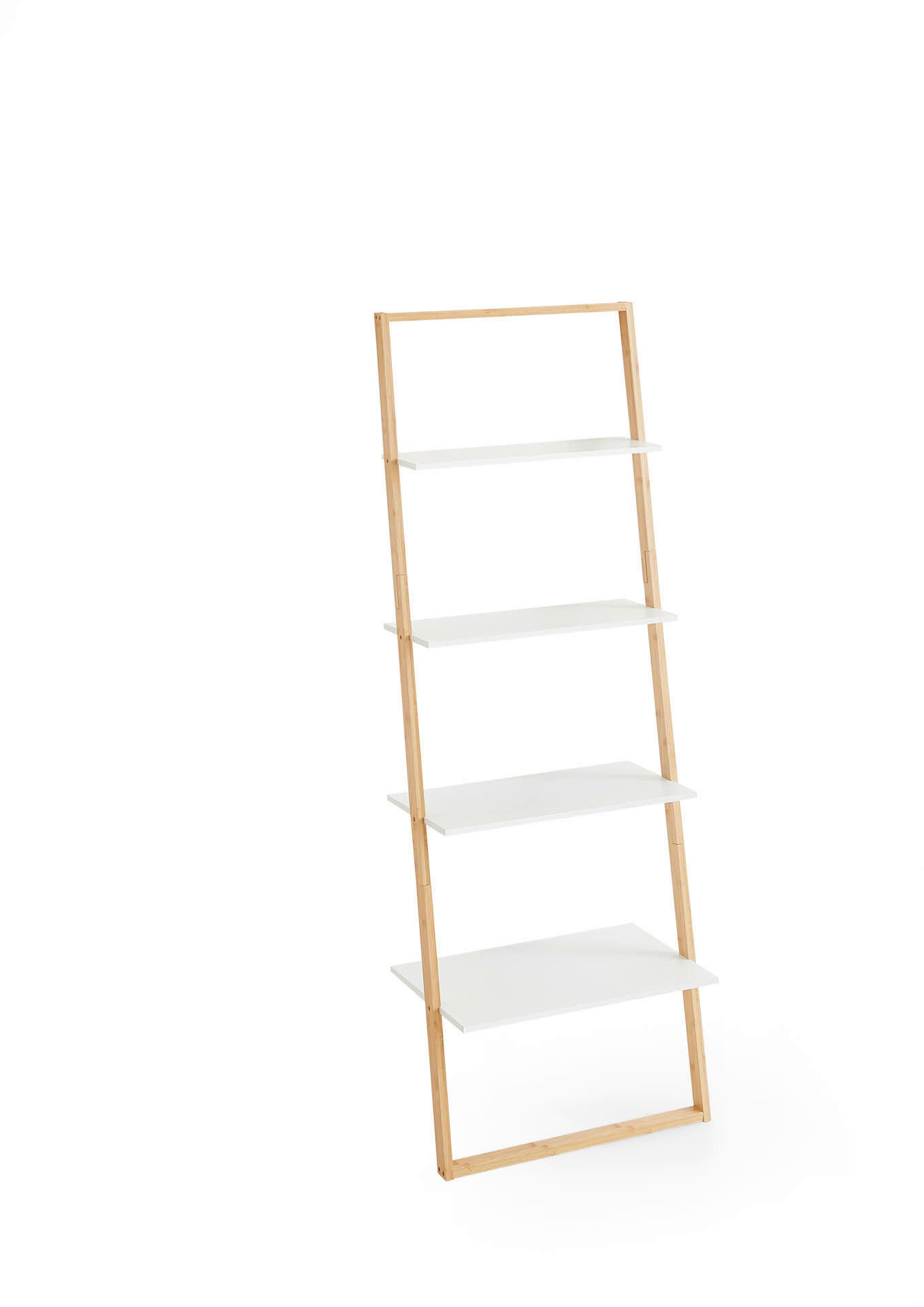 STANDREGAL Weiß  - Eichefarben/Weiß, Design, Holzwerkstoff (61,3/164/36,5cm) - MID.YOU