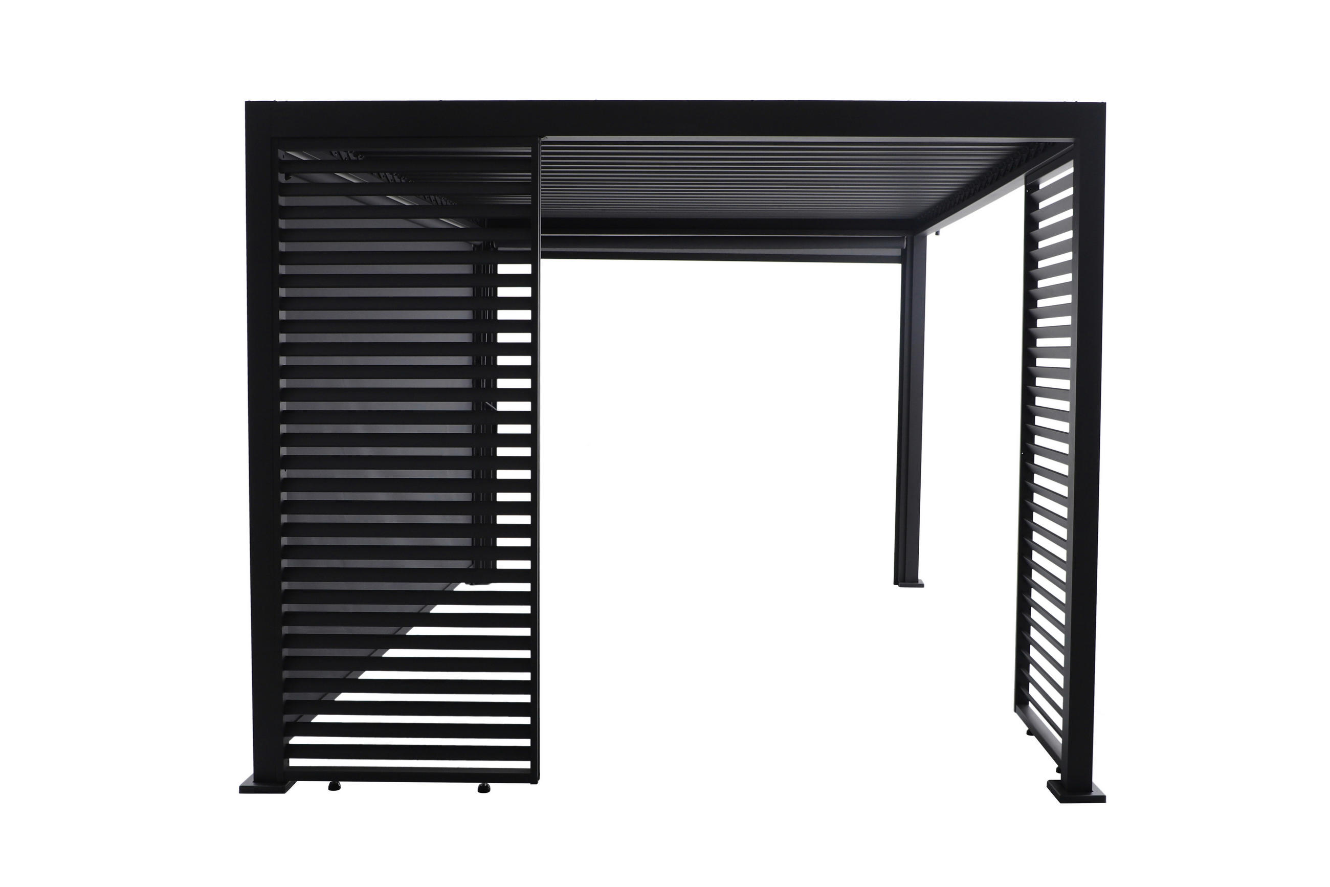 PERGOLA-SEITENTEIL 85/226/6 cm  - Anthrazit, Basics, Metall (85/226/6cm) - Gardenson