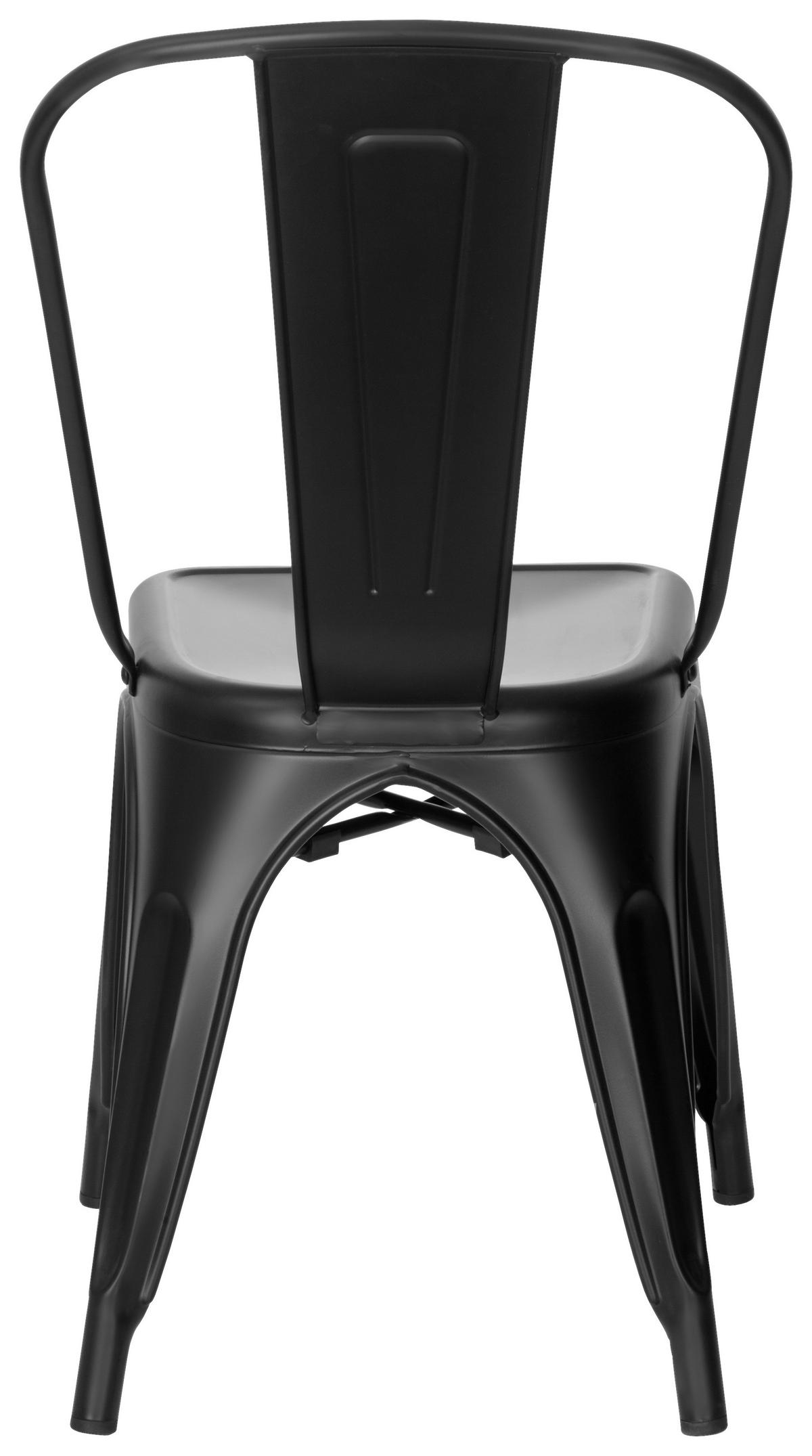 STUHL  in Stahl Metall  - Schwarz, Basics, Metall (44/84/54cm) - MID.YOU