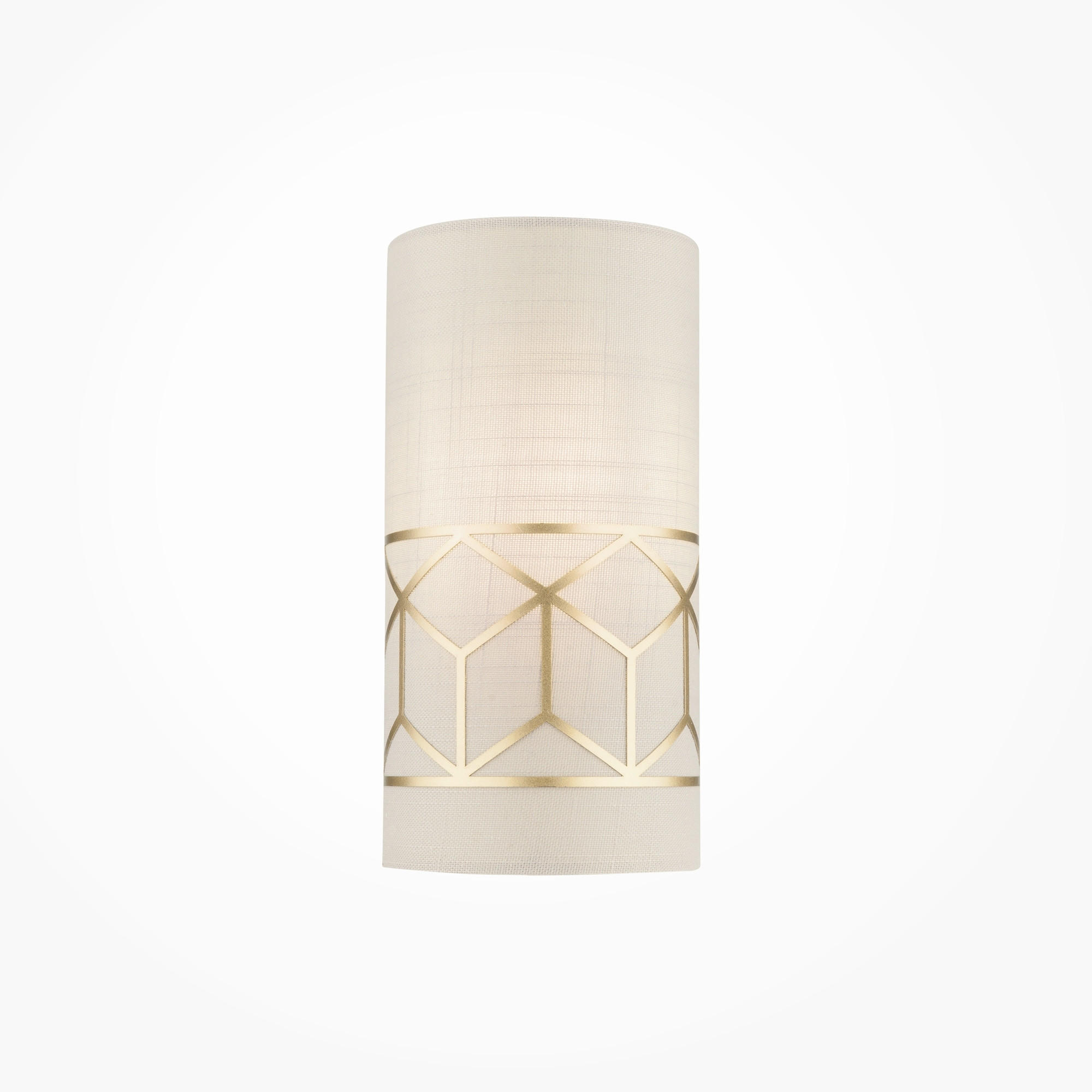 WANDLEUCHTE - Goldfarben, Trend, Kunststoff/Textil (23,9/10,1/10,1cm) - MAYTONI