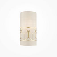 WANDLEUCHTE - Goldfarben, Trend, Kunststoff/Textil (23,9/10,1/10,1cm) - MAYTONI