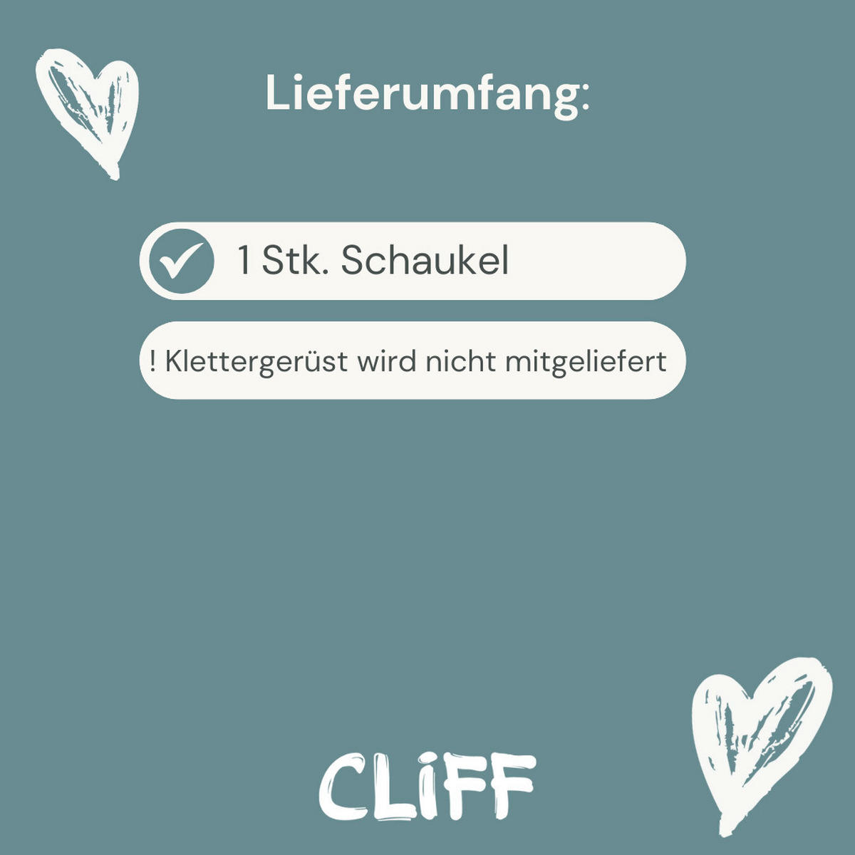 KLETTERGERÜST ZUBEHÖR - Birkefarben, Basics, Holz (39/20cm) - CLIFF