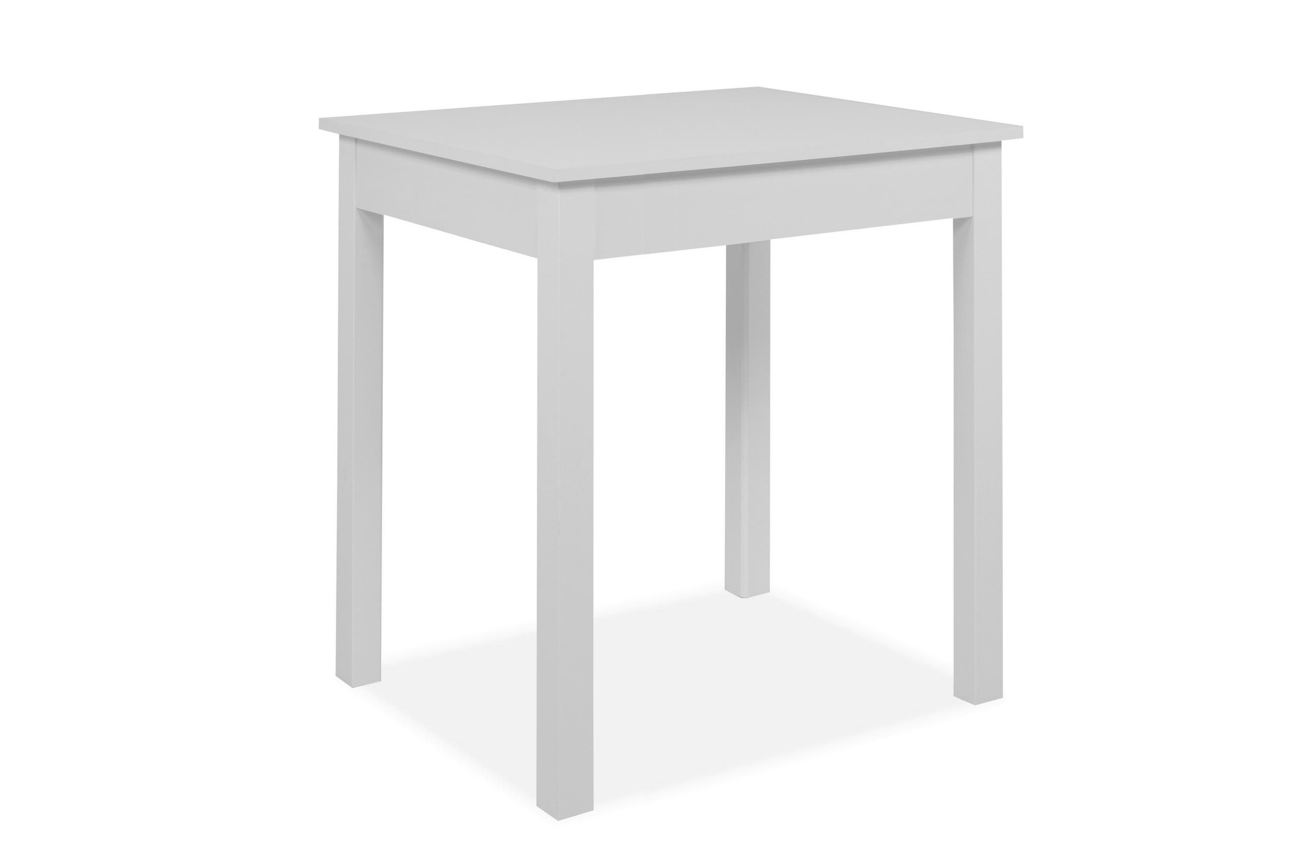 ESSTISCH rechteckig Weiß  - Weiß, MODERN, Holzwerkstoff (90/67/76cm) - MID.YOU