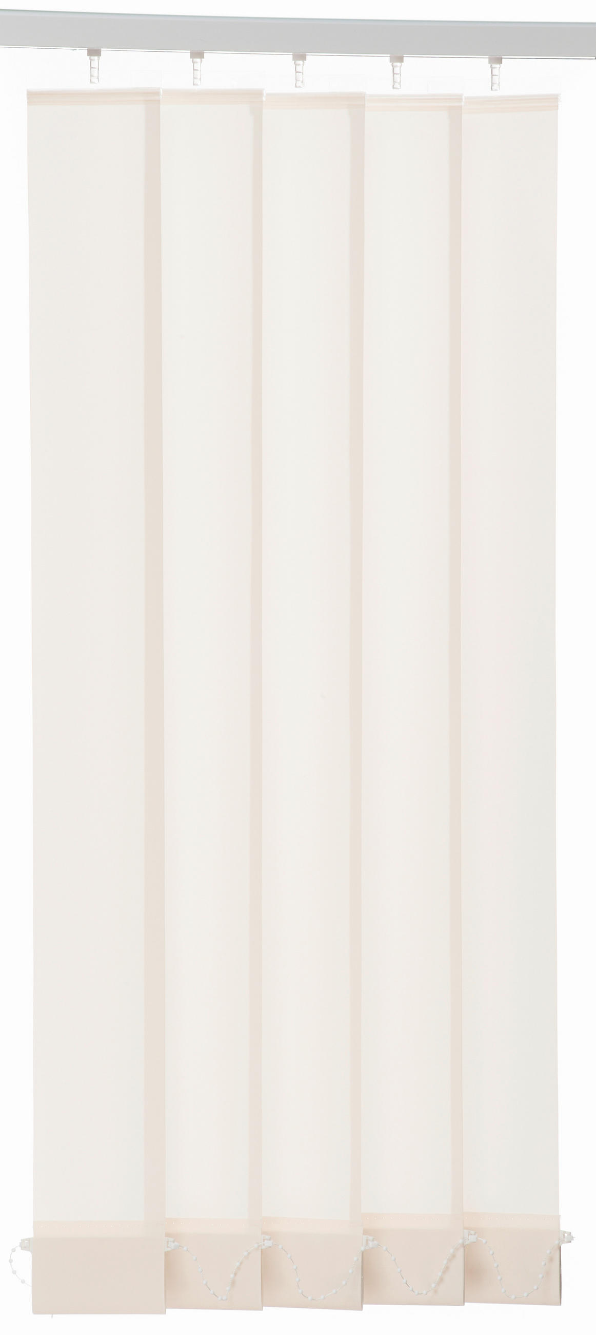 VERTIKALLAMELLEN  - Beigebraun, Basics, Textil (12,5/250cm) - Homeware