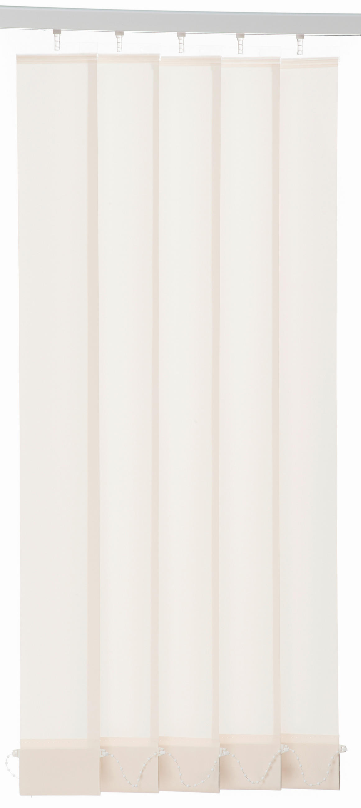 VERTIKALLAMELLEN  - Beigebraun, Basics, Textil (12,5/250cm) - Homeware