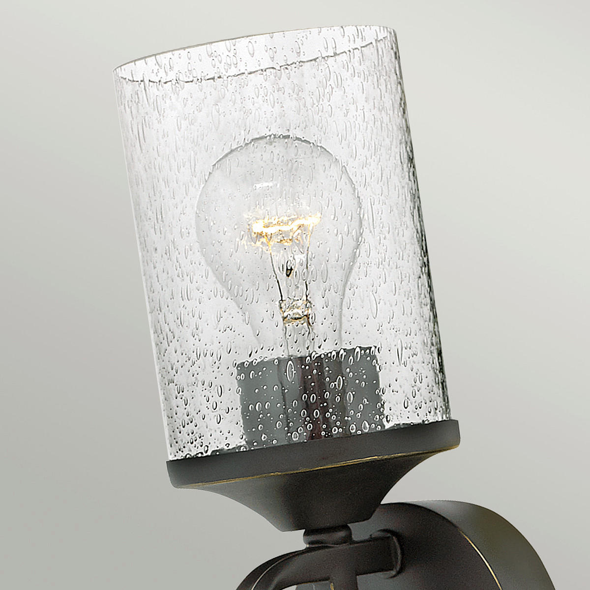 WANDLEUCHTE - Schwarz, Basics, Glas/Metall (12,8/10,8/58,6cm) - Elstead Lighting