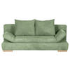 SCHLAFSOFA in Cord Olivgrün  - Naturfarben/Olivgrün, Konventionell, Holz/Textil (200/75/92cm) - Livetastic