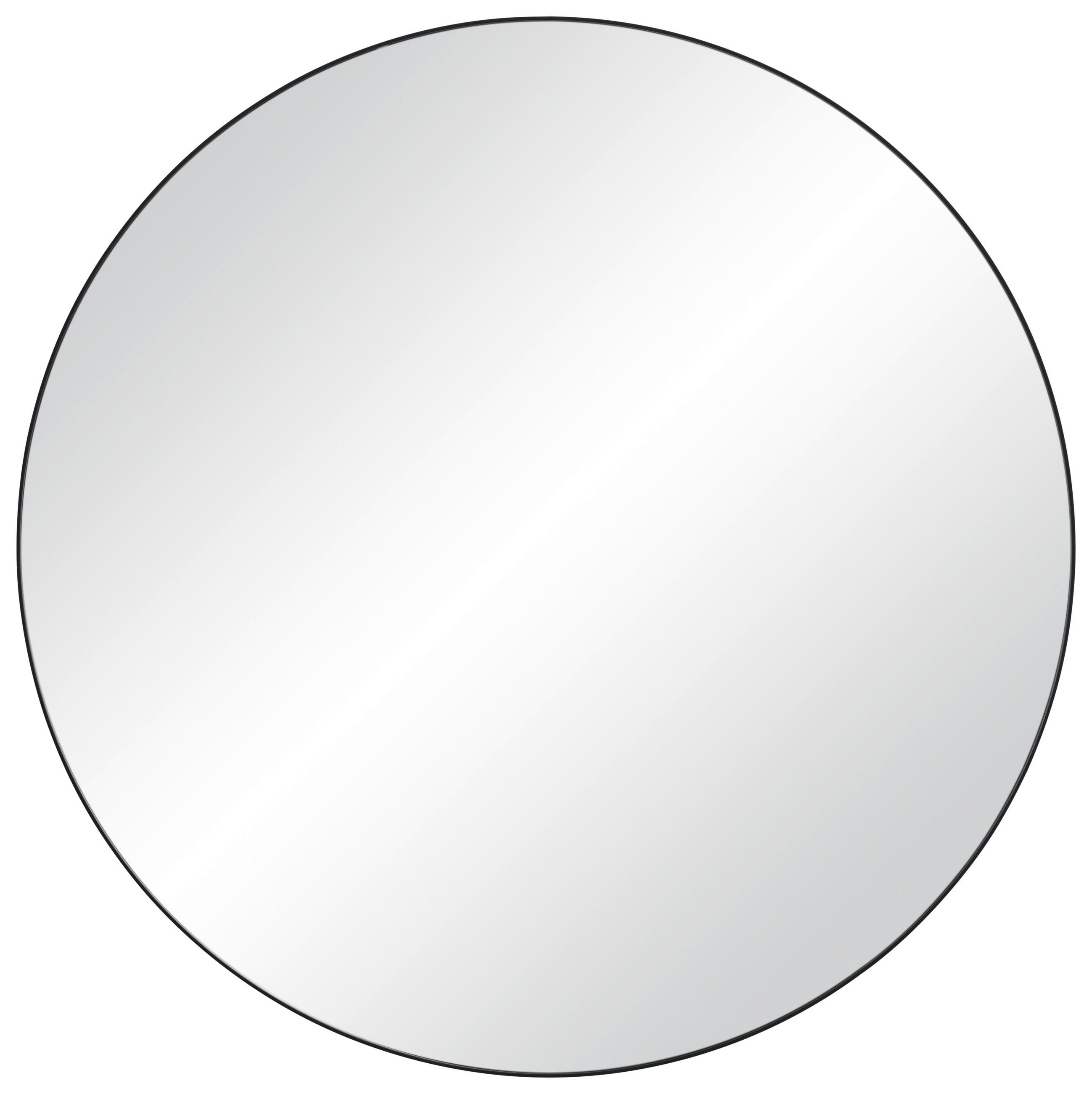 WANDSPIEGEL - Schwarz, Design, Glas/Metall (80,5cm) - Xora