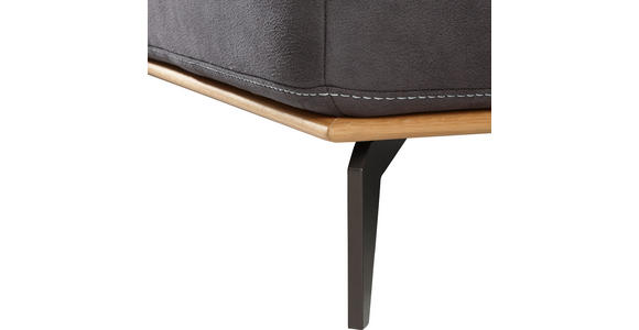 ECKSOFA 16580 Sprint in Mikrofaser Mokka  176/298 cm  - Beige/Bronzefarben, Natur, Textil/Metall (176/298cm) - Valnatura