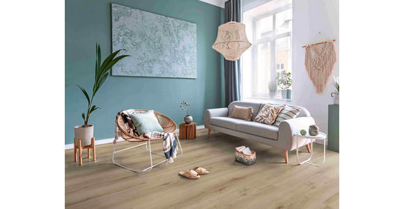 LAMINATBODEN Eiche Montafon Venda Atlas  per  m² - Eichefarben, KONVENTIONELL, Holzwerkstoff (138/24,4/0,8cm) - Venda