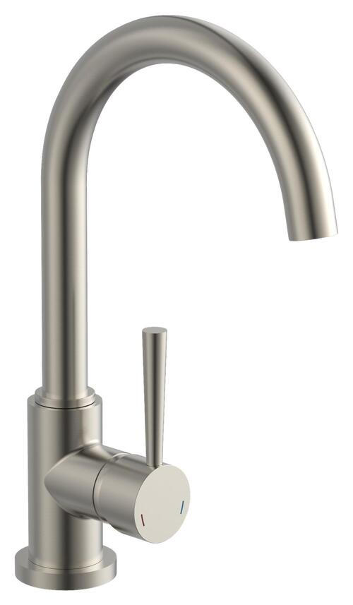 KÜCHENARMATUR - Edelstahlfarben, Basics, Metall (22/34/6cm) - Xora