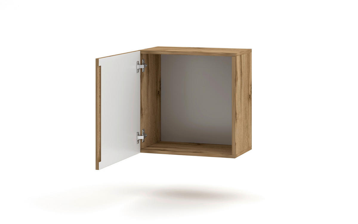 VITRINE  in Eiche Wotan  - Eiche Wotan, Design, Holzwerkstoff (50/50/30cm) - Livetastic