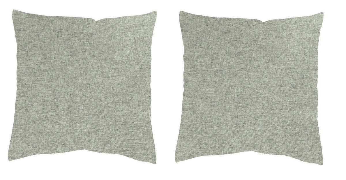 KISSENHÜLLEN-SET LUCIO 40/40 cm  - Salbeigrün, Basics, Textil (40/40cm)