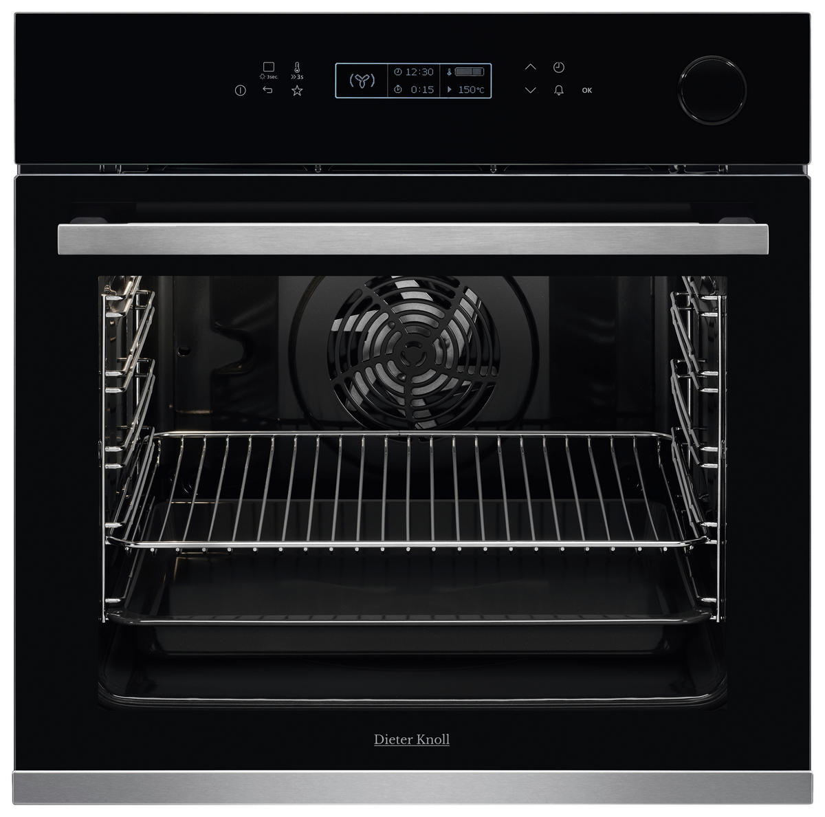 INBYGGNADSUGN DKS38024XK  - stålfärgad/svart, Basics, metall/glas (59,4/59,4/56,8cm) - Dieter Knoll