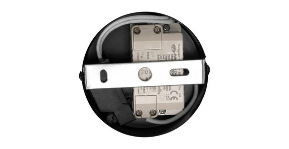 LED-WANDLEUCHTE 12/11 cm - Schwarz, Design, Kunststoff/Metall (12/11cm) - Novel