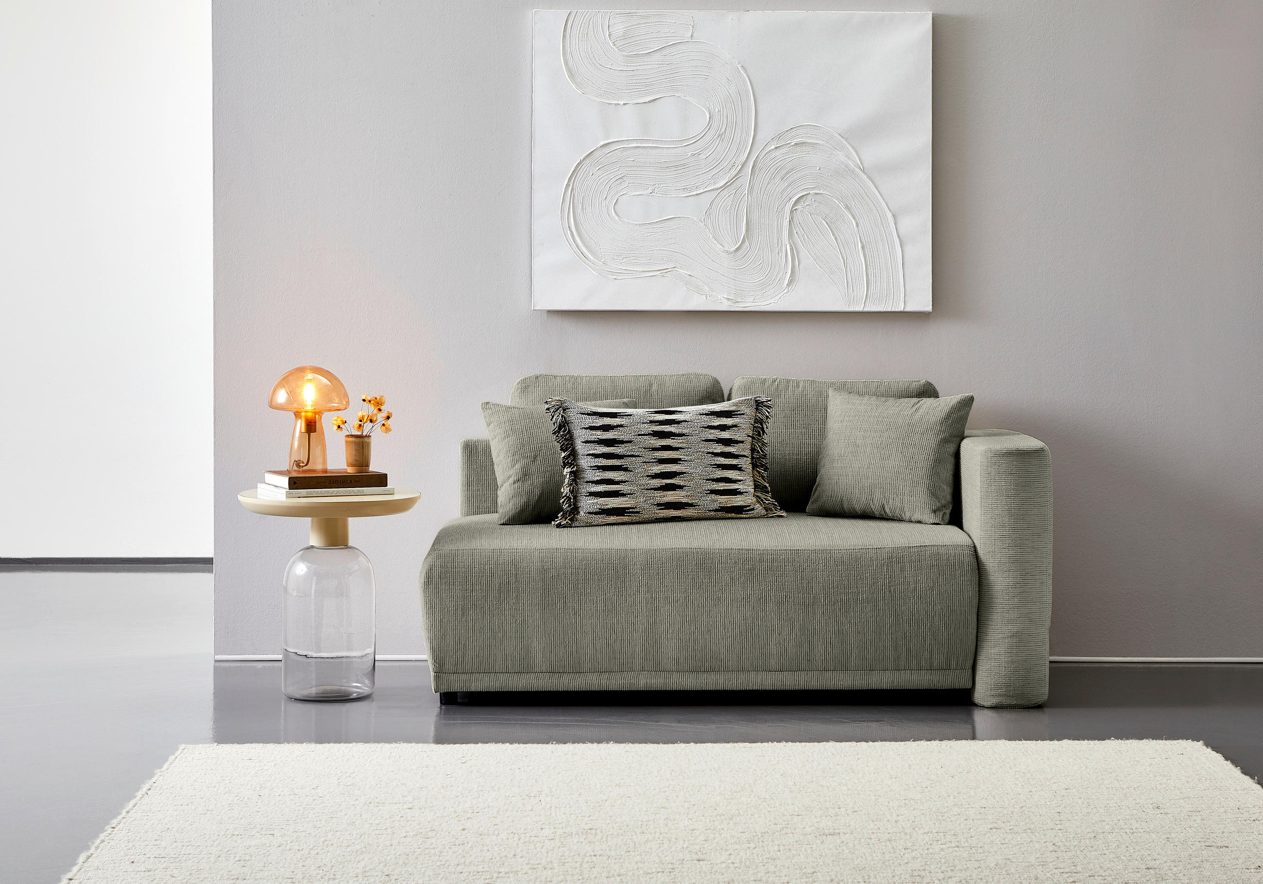 CHAISELONGUE in Chenille Braun  - Schwarz/Braun, KONVENTIONELL, Kunststoff/Textil (171/73/93cm) - MID.YOU