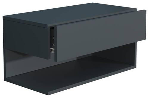 NACHTSCHRANK 60/30/32 cm - Anthrazit, MODERN, Holzwerkstoff (60/30/32cm) - MID.YOU