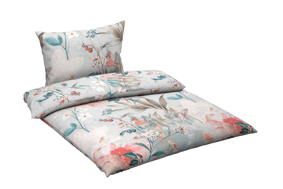 BETTWÄSCHE 2-teilig Satin 140/200 cm  - Multicolor, KONVENTIONELL, Textil (140/200cm) - Esposa