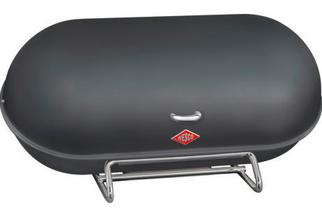 BROTKASTEN - Graphitfarben, KONVENTIONELL, Metall (44,3/21/23cm) - Wesco