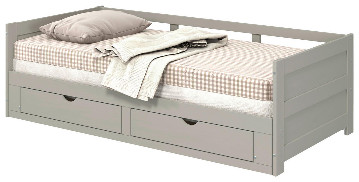 AUSZIEHBETT 200/100 cm Taupe  - Taupe/Naturfarben, Modern, Holz/Holzwerkstoff (200/100cm) - MID.YOU