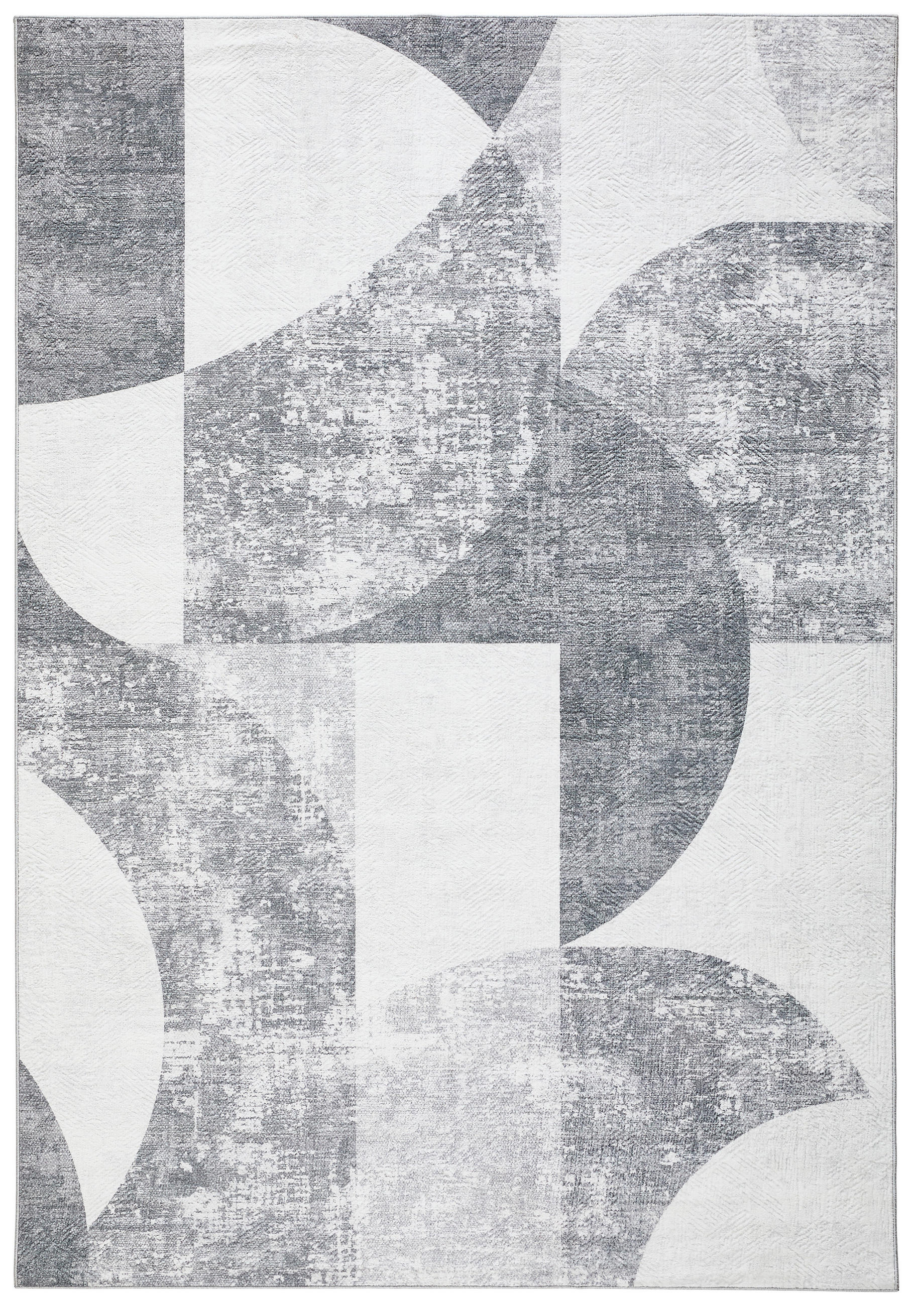 FLACHWEBETEPPICH Wohnzimmer 160/230 cm Grau rechteckig  - Grau, Design, Textil (160/230cm) - Novel