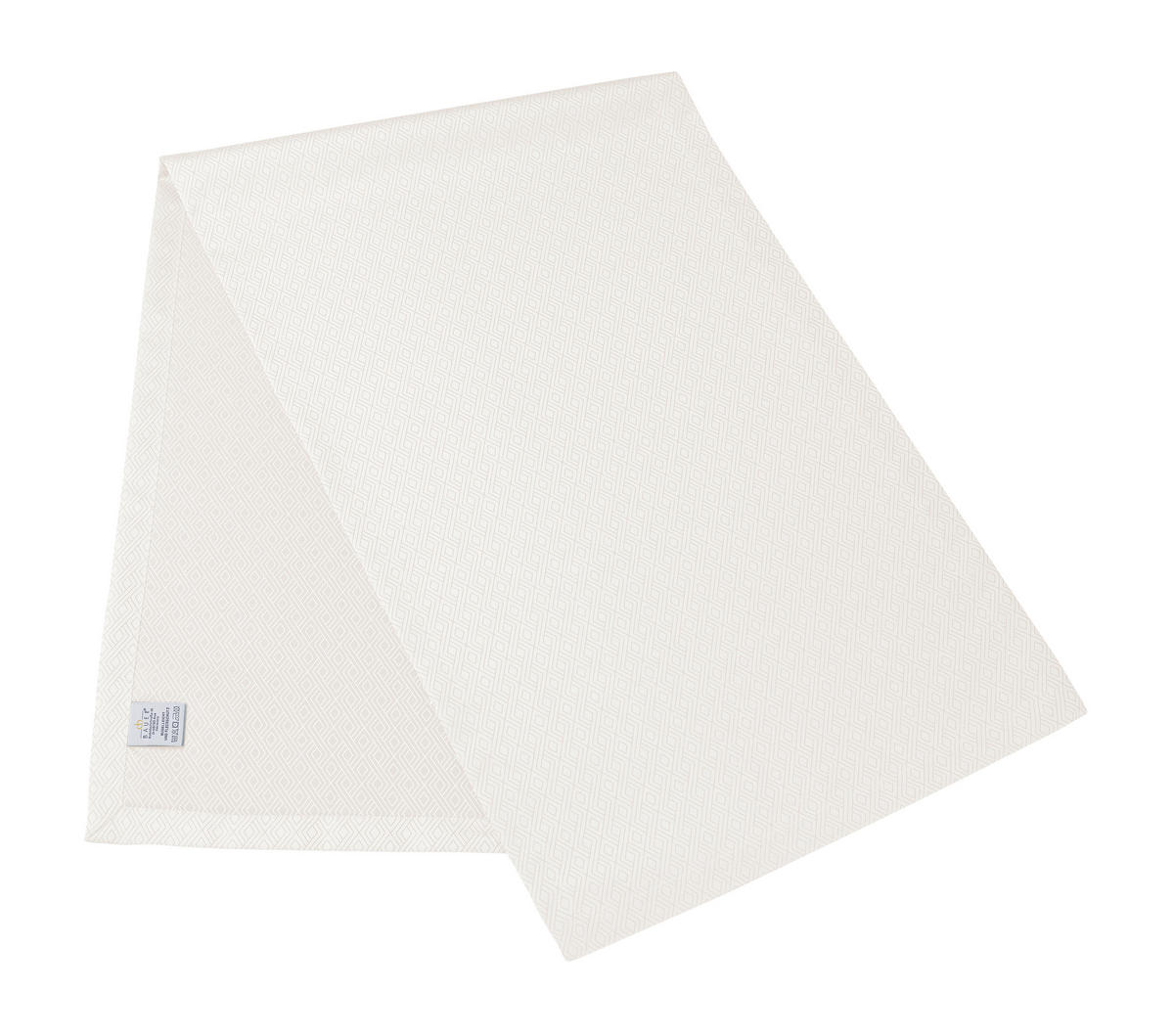 ÚZKY OBRUS, 50/140 cm, biela - biela, Basics, textil (50/140cm) - Curt Bauer