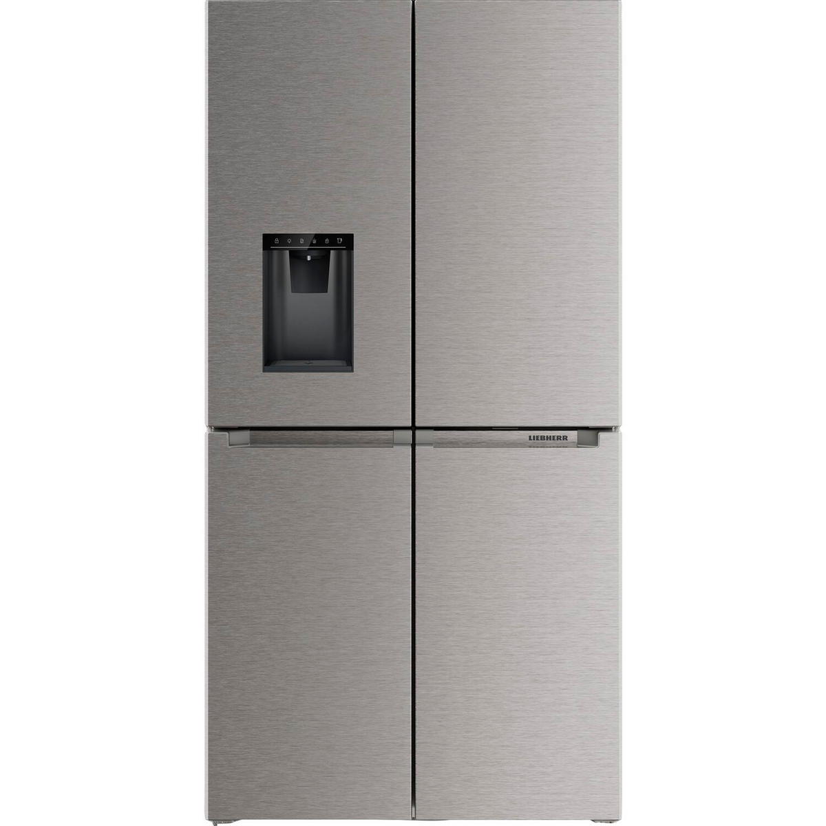 FRENCH-DOOR MBSDDI9058  - Silberfarben, Basics, Glas/Metall (90,6/180,5/74,5cm) - Liebherr