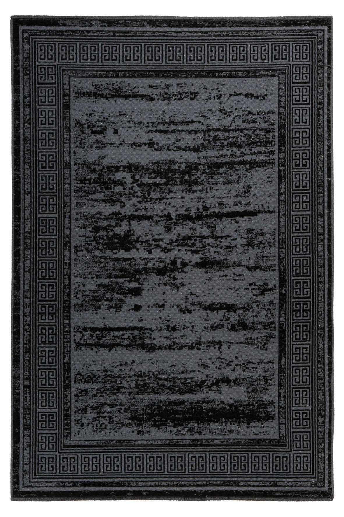 In- und Outdoorteppich  80/150 cm  Schwarz   - Schwarz, Design, Textil (80/150cm) - Novel