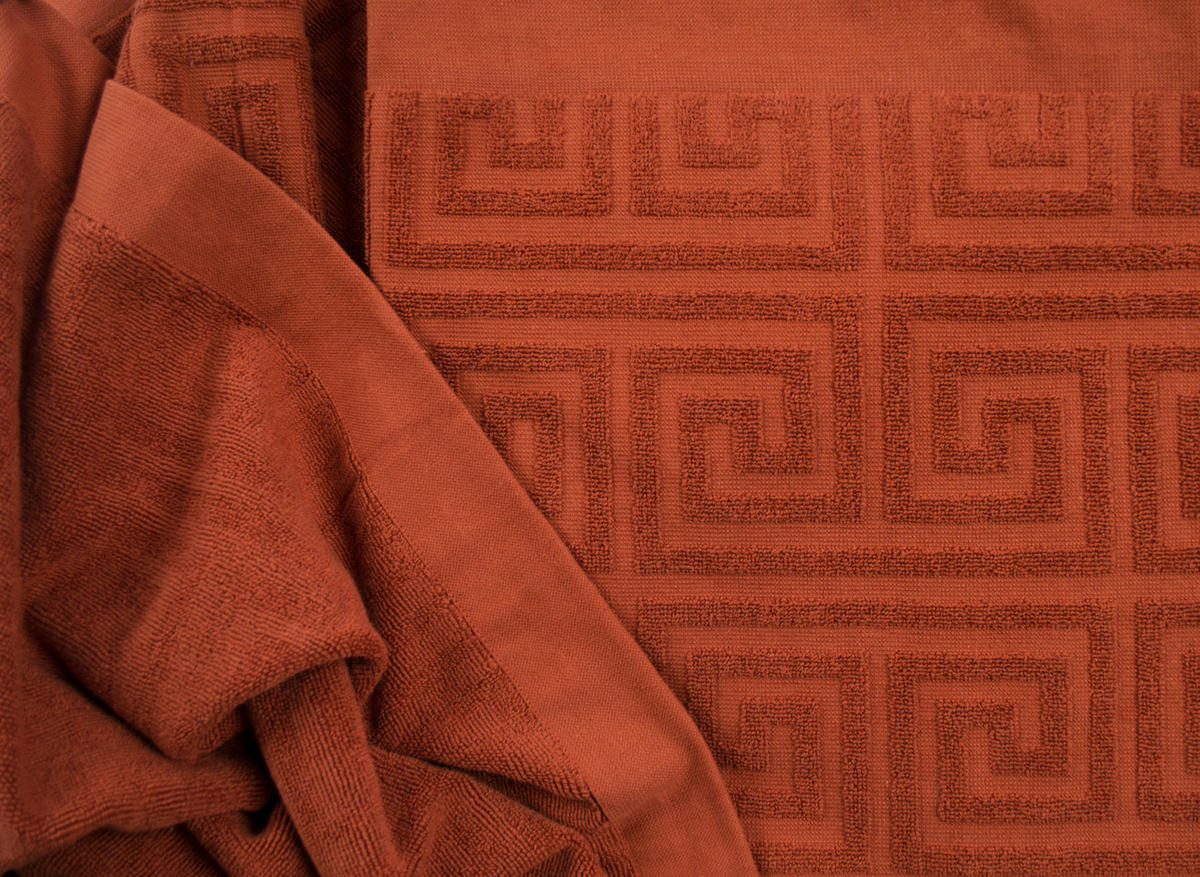 WOHNDECKE Water Leg 150/200 cm  - Rostfarben, KONVENTIONELL, Textil (150/200cm) - Zoeppritz