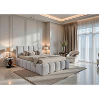 POLSTERBETT Cloudy Bettkasten, Lattenrost 180/200 cm  in Grau  - Grau, MODERN, Holz/Textil (180/200cm) - Livetastic