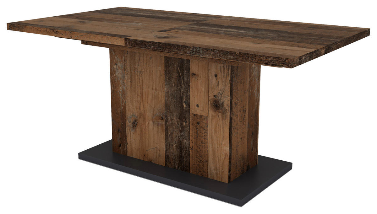ESSTISCH in Holzwerkstoff 160/90/75 cm   - Alteiche/Anthrazit, MODERN, Holzwerkstoff (160/90/75cm) - MID.YOU