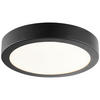 LED-DECKENLEUCHTE 25/4 cm   - Schwarz, Basics, Kunststoff/Metall (25/4cm) - Brilliant