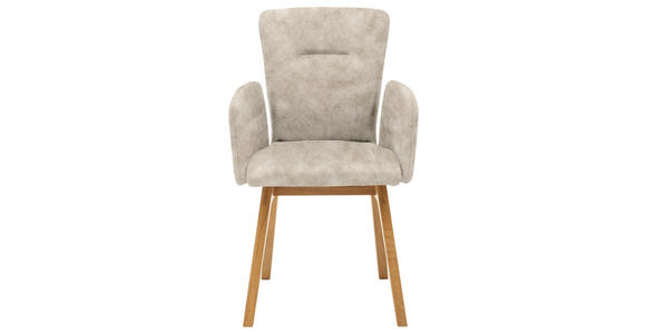 ARMLEHNSTUHL in Holz, Textil Naturfarben - Naturfarben, KONVENTIONELL, Holz/Textil (57/91/66cm) - Dieter Knoll