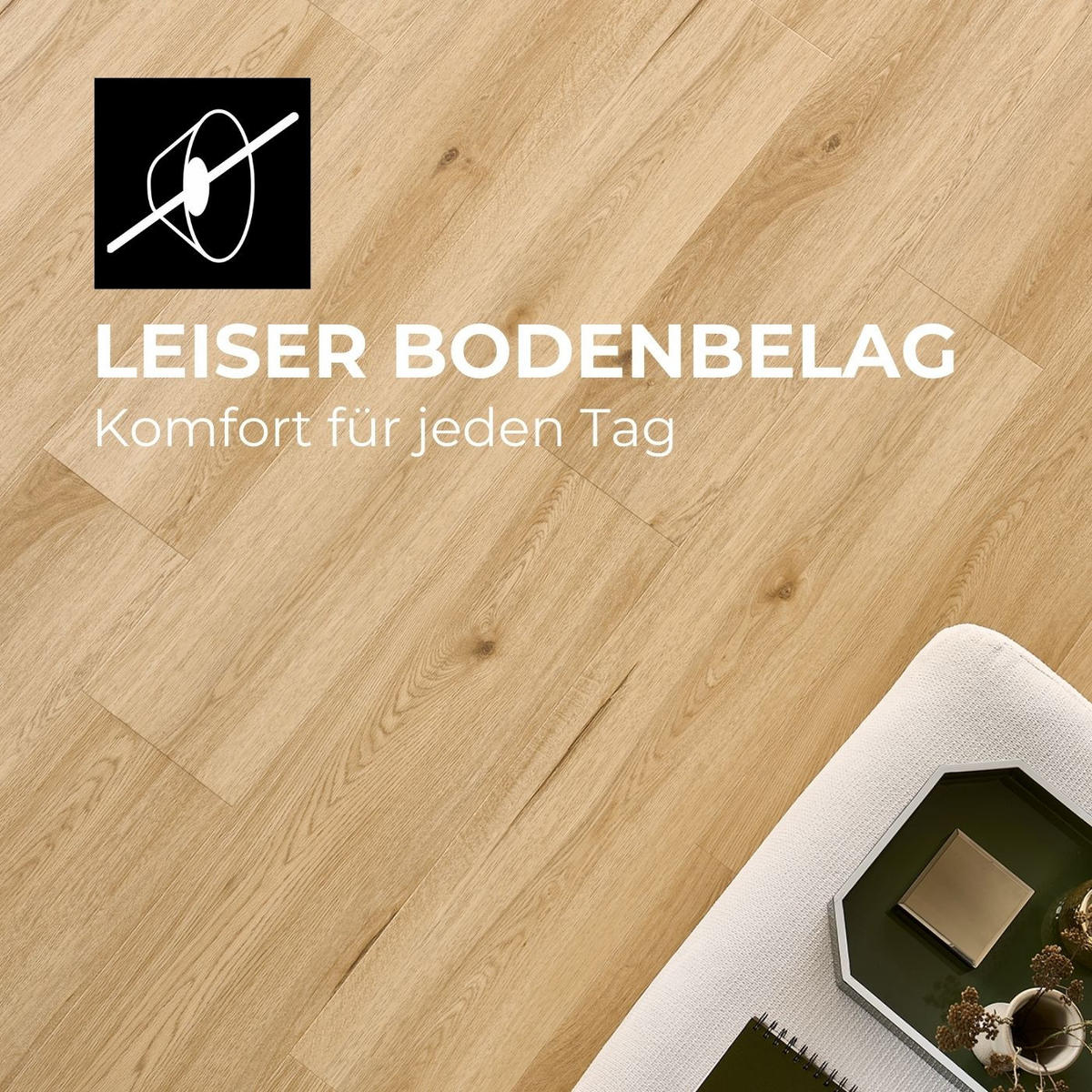 VINYLBODEN Eiche Arvada  per  m² - Design, Kunststoff (122/22,9/0,53cm) - Venda