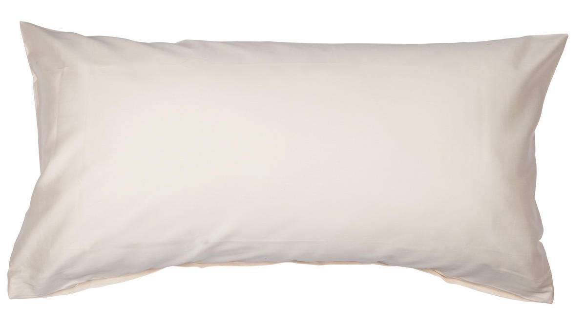 KOPFKISSENBEZUG Giacomo 40/80 cm  - Creme, Basics, Textil (40/80cm) - Janine