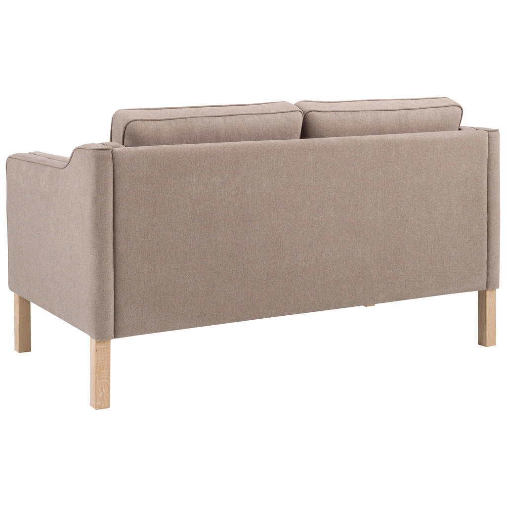 Thumbnail - Landscape 2-Sitzer-Sofa, Hellbraun, Textil, Eiche, massiv, 148x84x82 cm, Armteil links, rechts, Wohnzimmer, Sofas & Couc...