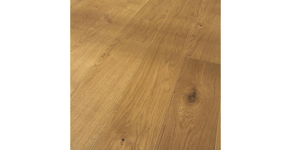 Parkett Landhausdiele Eiche per m² - Eichefarben, LIFESTYLE, Holz (220/18/1,3cm) - Ambiente