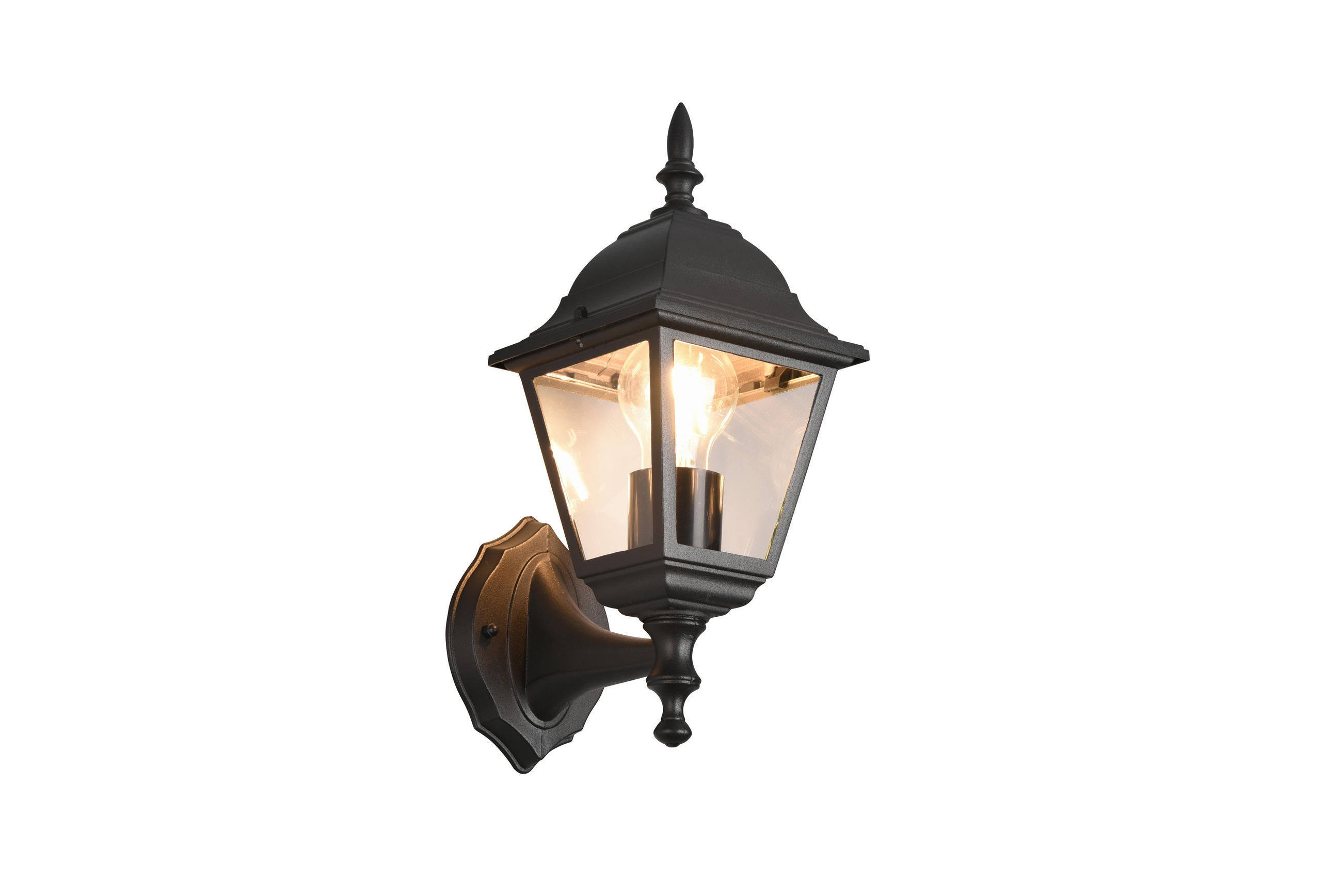 VÄGGLAMPA LIVENZA   - klar/svart, Lifestyle, metall/glas (34/14/19cm) - Trio Leuchten