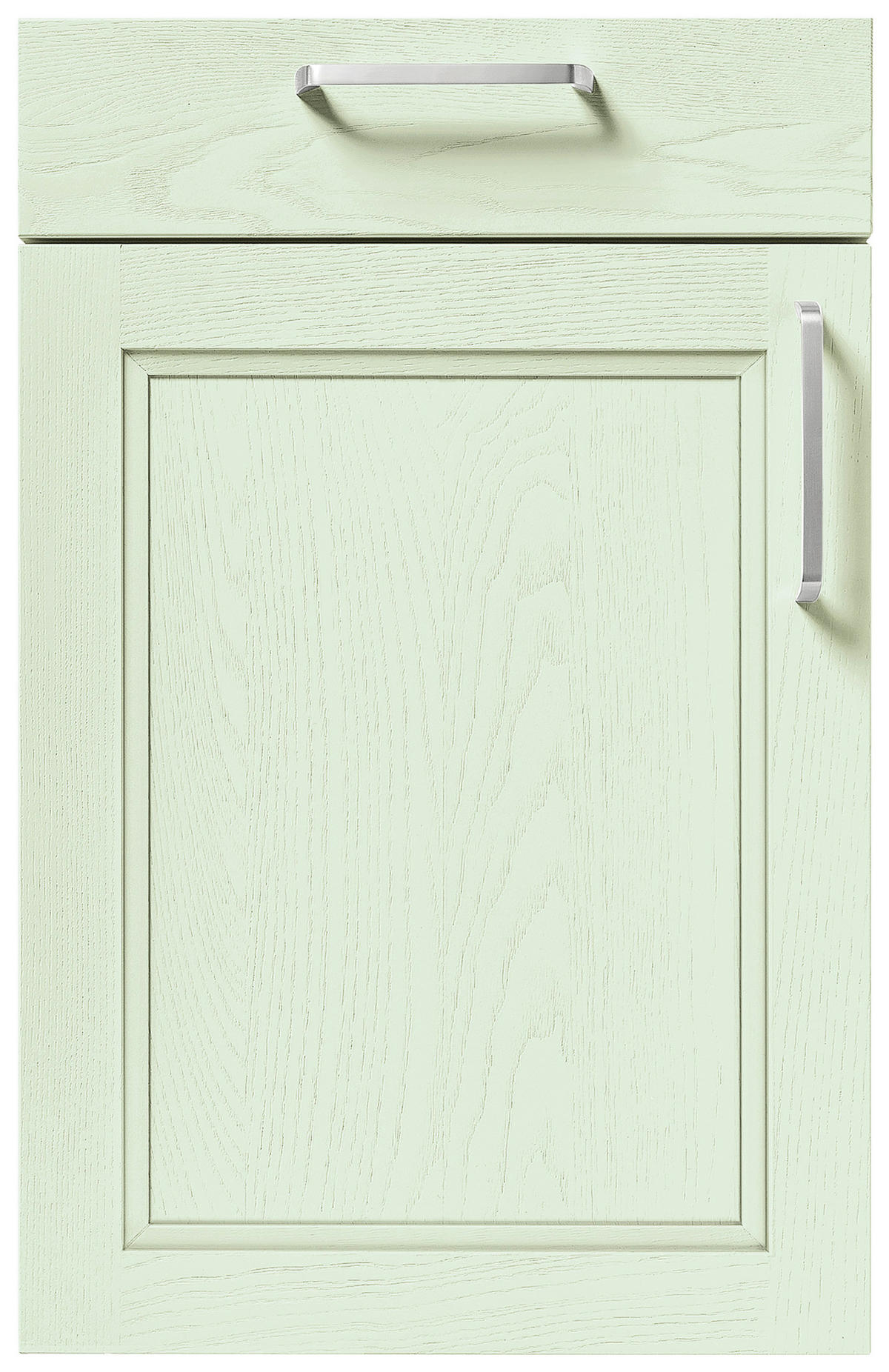 EINBAUKÜCHE FRIDA SATIN  - Salbeigrün, Basics, Holzwerkstoff - Novel