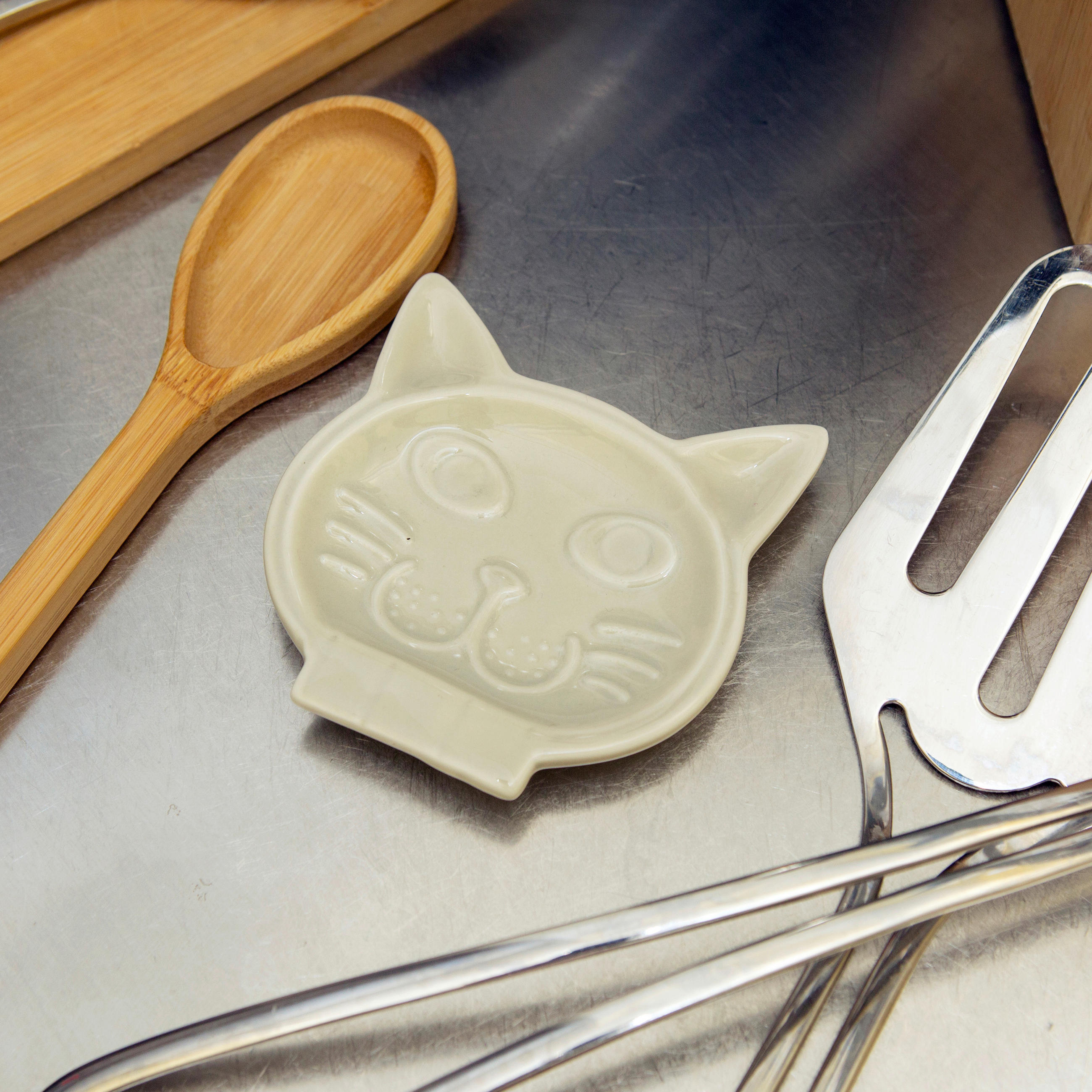 PODLOGA ZA KUHAČU  - boje sedefa, Konvencionalno, keramika (9.7/12.5/2cm) - Kikkerland