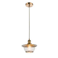 LUSTRĂ 22/120 cm  - bronz, Basics, sticlă/metal (22/120cm)