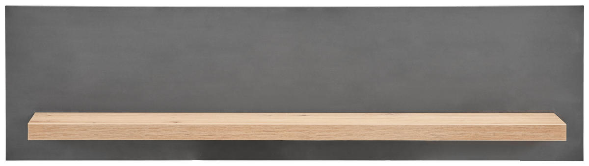 WANDBOARD Holzwerkstoff Grau, Eiche Artisan  - Eiche Artisan/Grau, KONVENTIONELL, Holzwerkstoff (100/24/21,6cm) - Hom`in