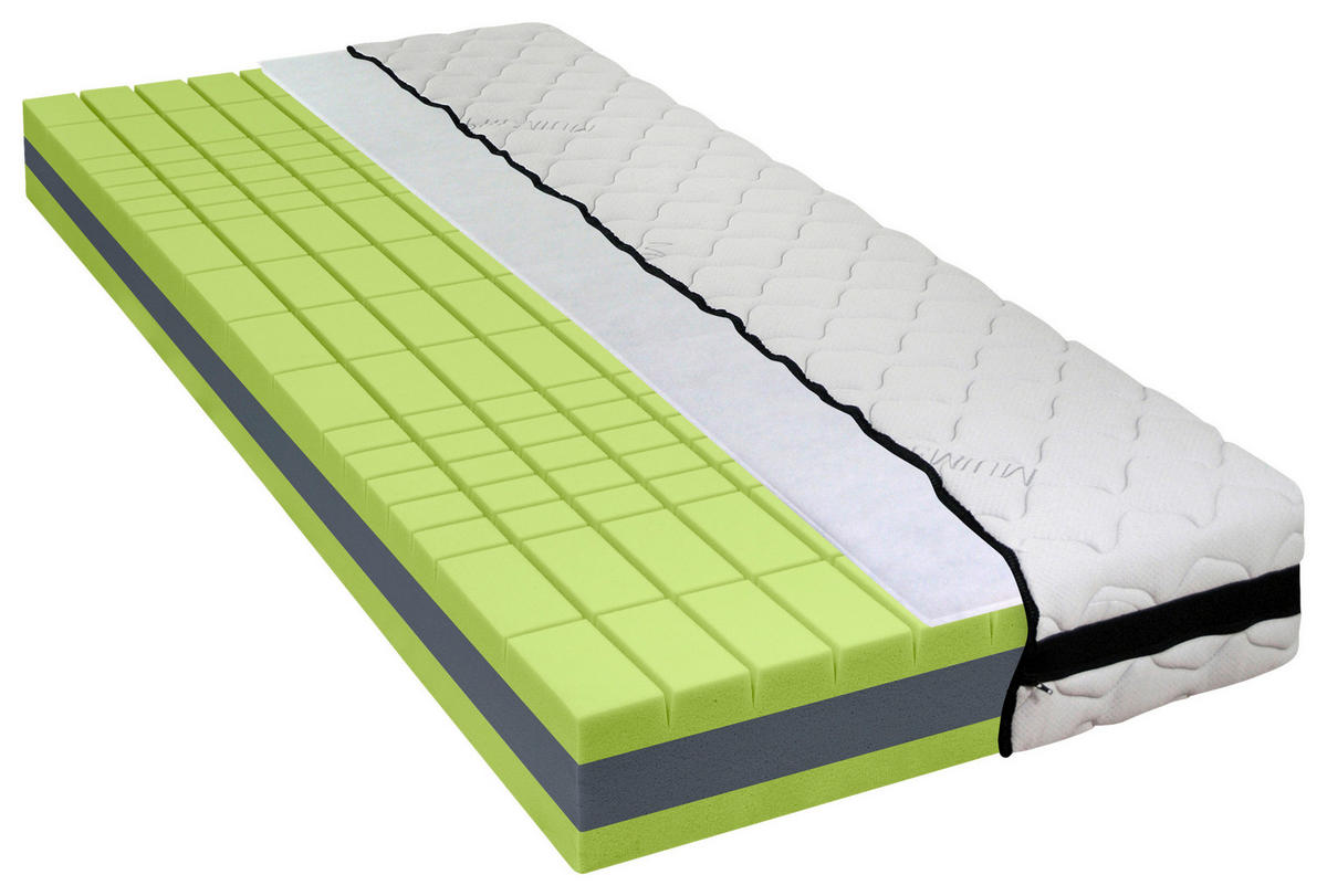 MATRACE ZE STUDENÉ PĚNY, 140/200 cm - bílá, textil (140/200cm) - Boxxx