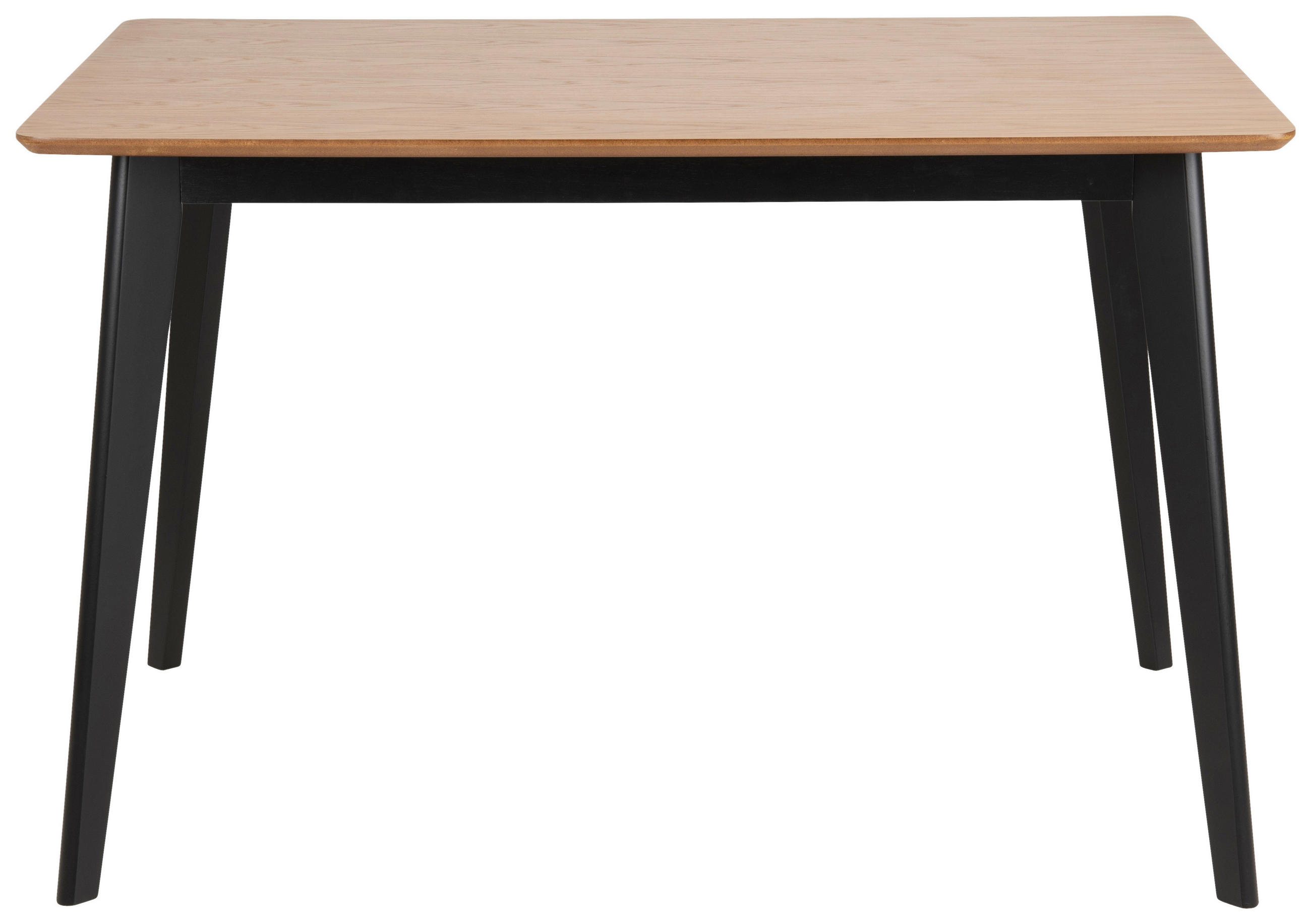 MATBORD i träbaserade material 120/80/76 cm - svart/ekfärgad, Klassisk, träbaserade material (120/80/76cm) - Livetastic