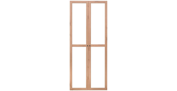 TÜRENSET 80/199,2/1,8 cm - Anthrazit/Eiche Artisan, KONVENTIONELL, Glas/Holzwerkstoff (80/199,2/1,8cm) - Carryhome