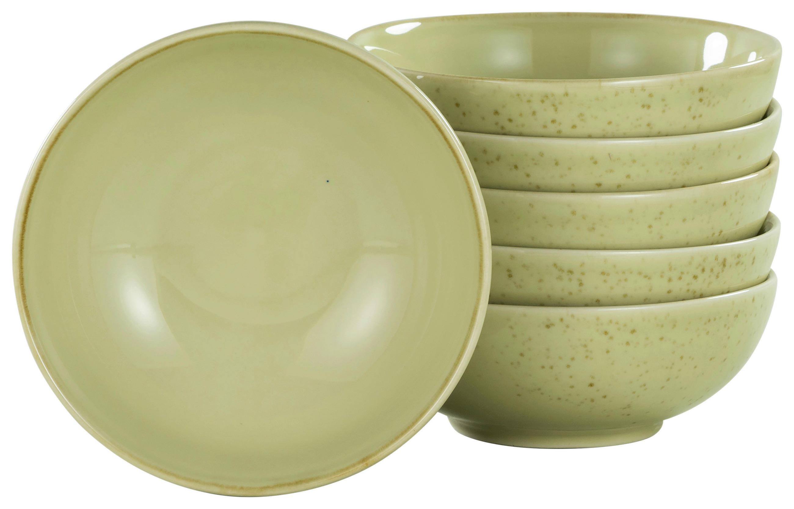 DIPSCHALENSET Keramik Steinzeug  - Salbeigrün, Trend, Keramik (8cm) - Creatable