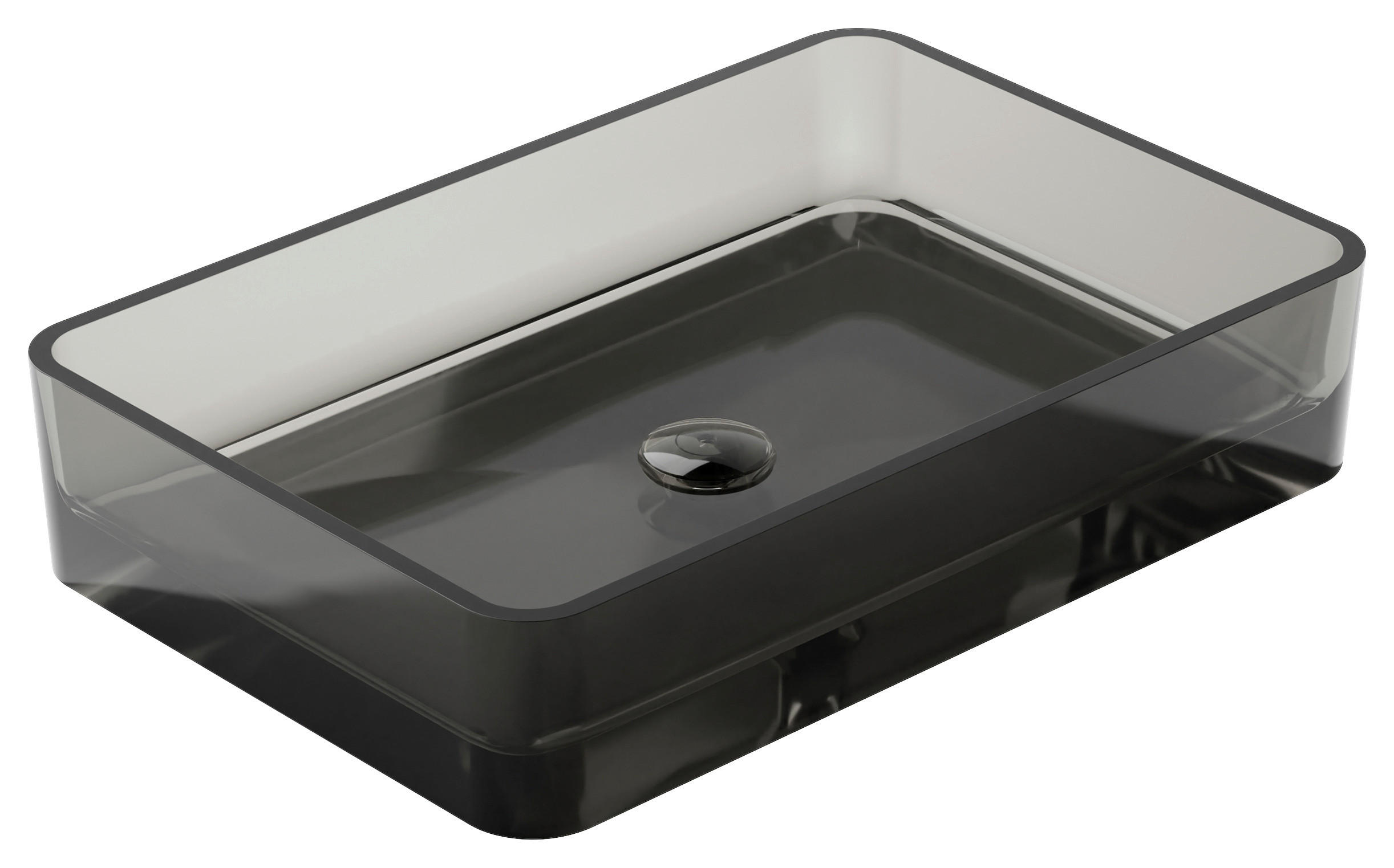 WASCHBECKEN 60/12/40 cm  - Graphitfarben, MODERN, Kunststoff (60/12/40cm)
