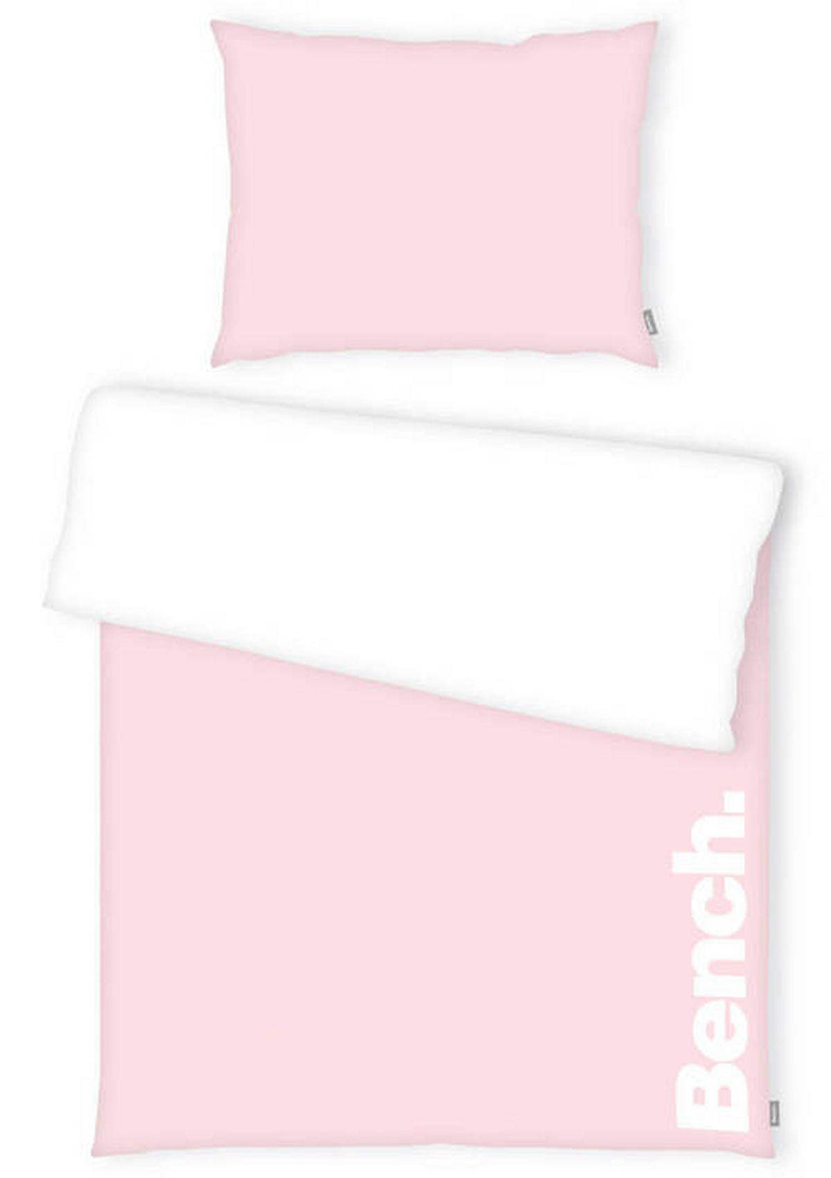 WENDEBETTWÄSCHE 155/220 cm  - Rosa, Basics, Textil (155/220cm) - Bench