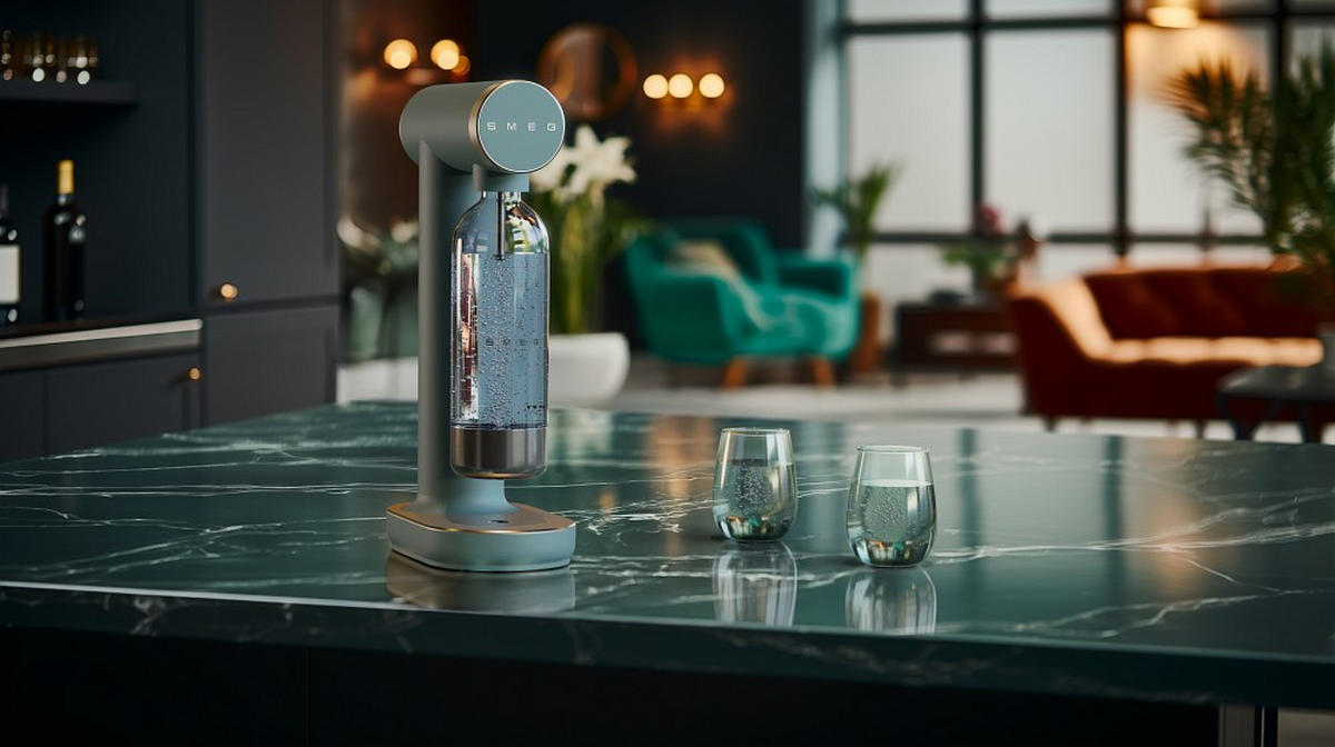 WASSERSPRUDLER COLLEZIONE  - Grün, Basics, Metall - SMEG