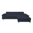 WOHNLANDSCHAFT in Leder Blau - Chromfarben/Blau, Design, Leder/Metall (276/198cm) - Venda WOHNLANDSCHAFT in Leder Blau - Chromfarben/Blau, Design, Leder/Metall (276/198cm) - Venda